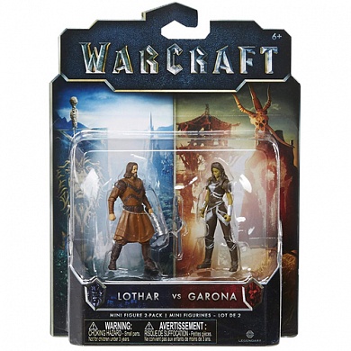  Warcraft Mini Figure Garona & Lothar Civilian